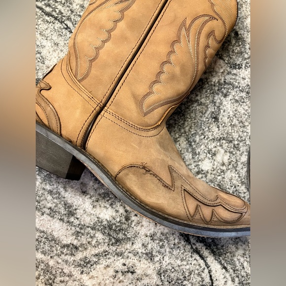 leather western boots - Picture 4 of 6